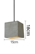 Nolore Cement Pendant Light for Nordic Inspired Design