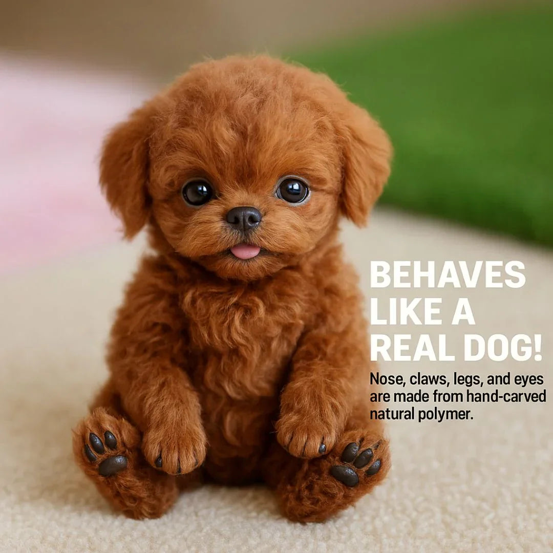 CuddlePup Animatronic Plush Puppy With Realistic Movements And Sounds