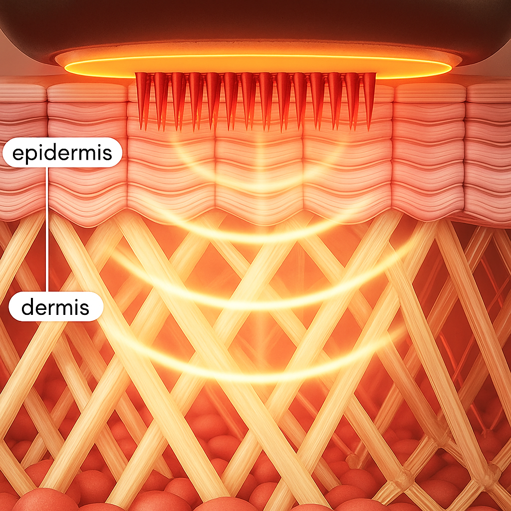 ApexDerm Pro Ultima M8 Mikronadel-Dermapen USB Wiederaufladbar, 5 Patronen 32 Nadeln