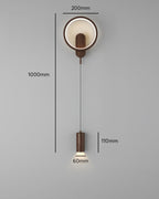 Kairoa Nordic Wood Grain Wall Lamp With Japanese Influence For Cozy Ambience