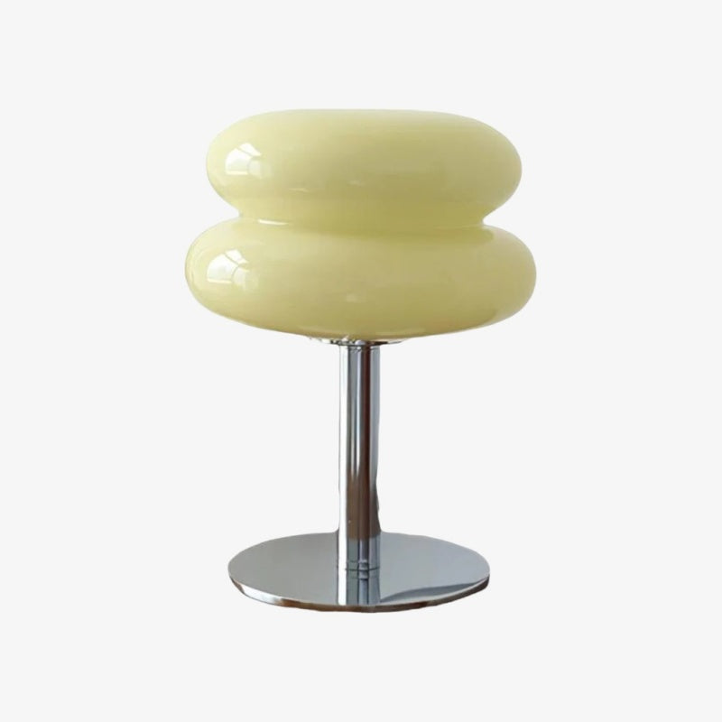 LumaStack Bauhaus-stil Färgglad Glasbordslampa med Staplad Cylinderform