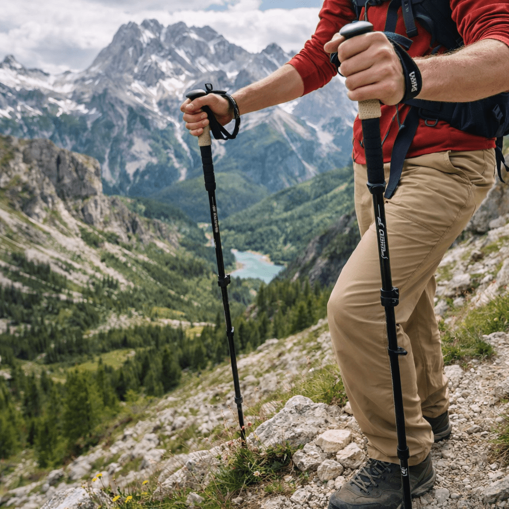 Bâtons de randonnée SummitTrail Bâtons légers pour soulagement des articulations et stabilité