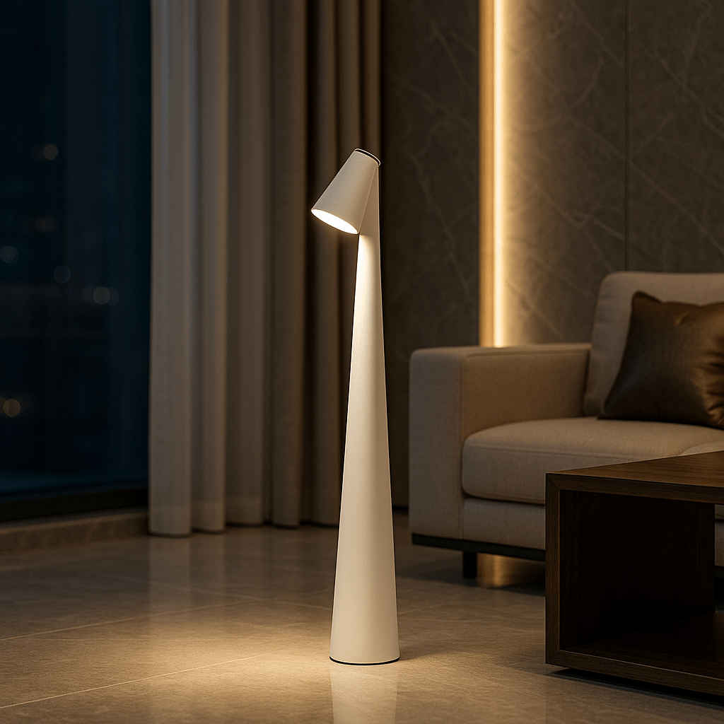 LumaNova Rechargeable Table Lamp With Modern Design And Long Battery Life