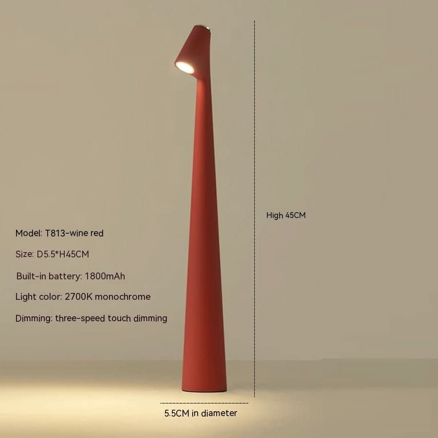 LumaNova Rechargeable Table Lamp With Modern Design And Long Battery Life