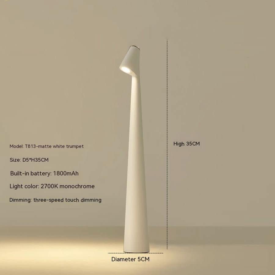 LumaNova Rechargeable Table Lamp With Modern Design And Long Battery Life