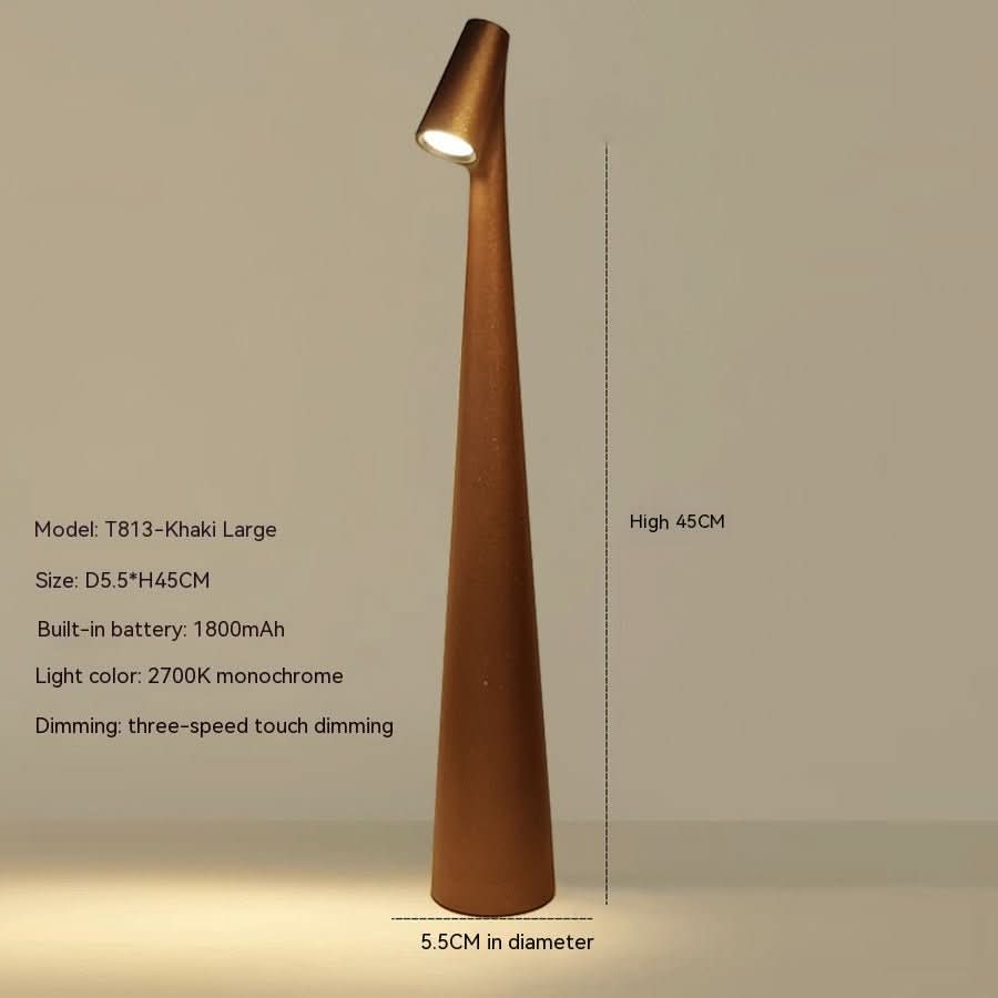 LumaNova Rechargeable Table Lamp With Modern Design And Long Battery Life