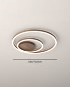 Asteron Geometric LED Ceiling Light Flush Mount for Modern Homes