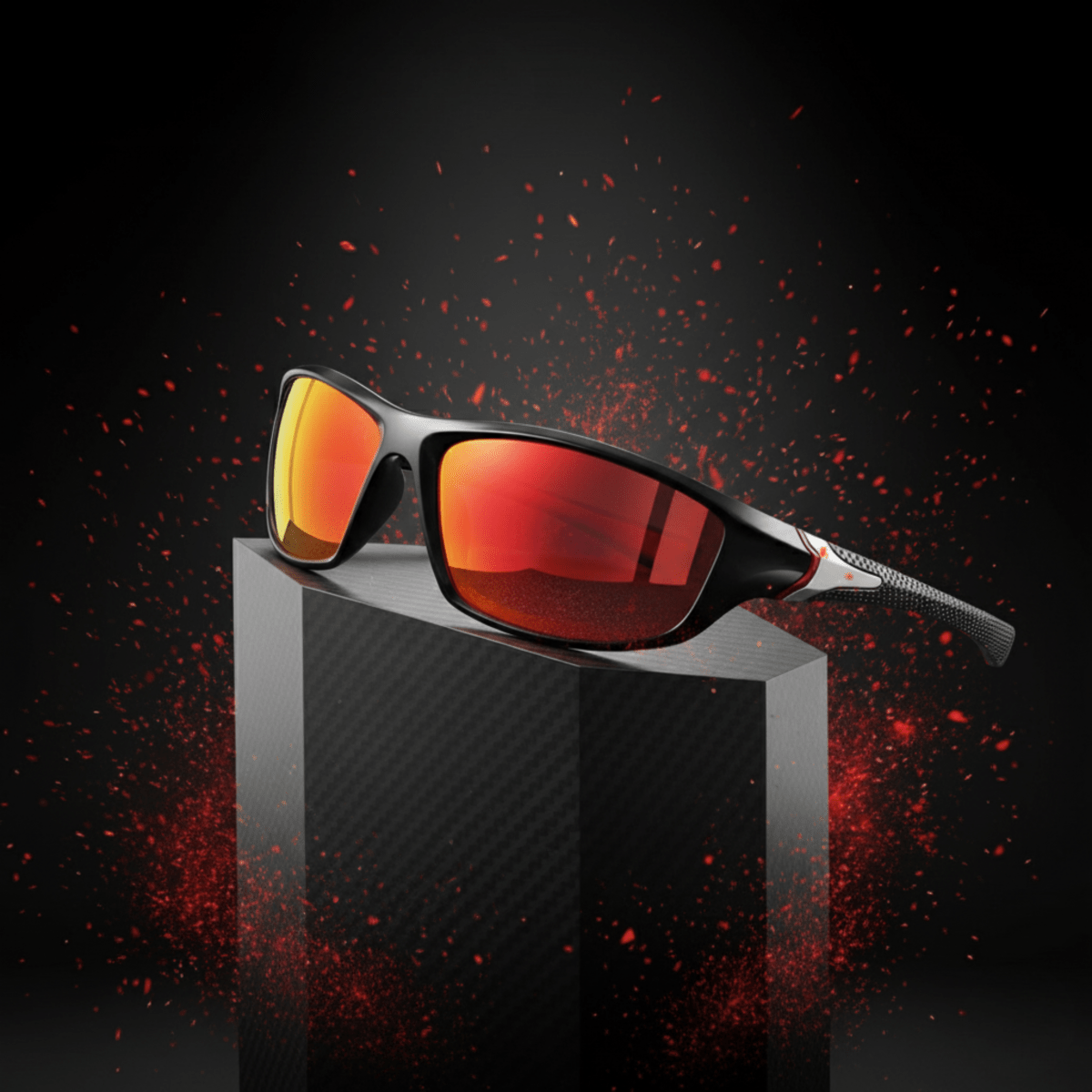 LumenEdge Polarized Sunglasses With UV400 Protection And Rubber Grips