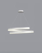 Tavero Mahogany-Style Chandelier With Adjustable Angles And Aluminum Woodgrain