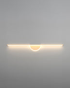 Sylva Arc Wood Wall Light With Soft Tube Glow For Ambient TV Backdrops