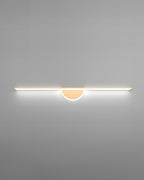 Sylva Arc Wood Wall Light With Soft Tube Glow For Ambient TV Backdrops