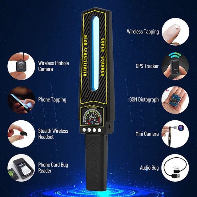 QuantaGuard GPS Tracker Detector Pro For Hidden Cameras And Trackers