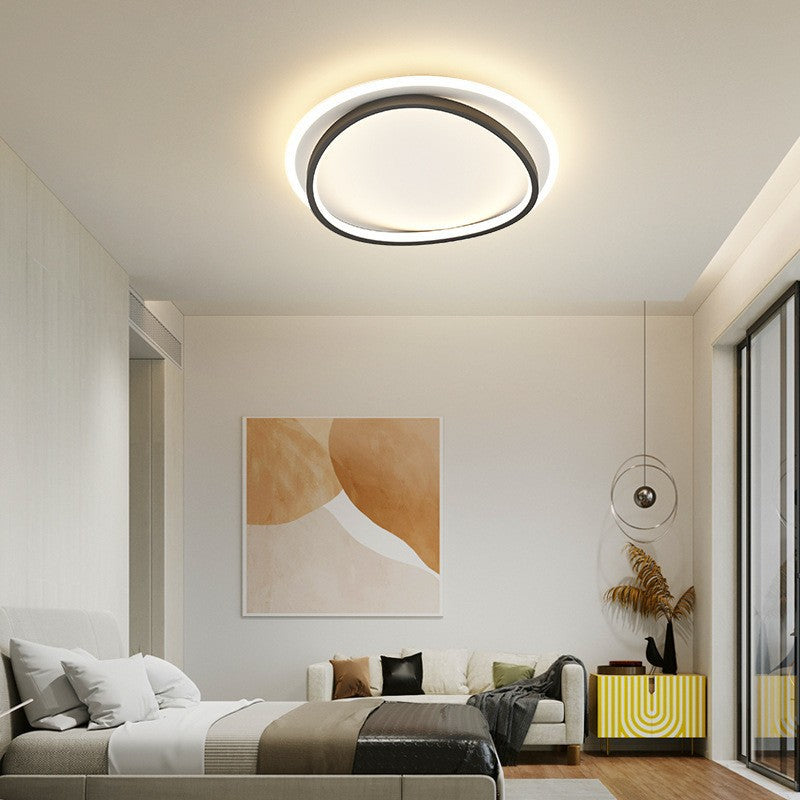 NovaLume Modern Black And Gold Ceiling Light Fixture